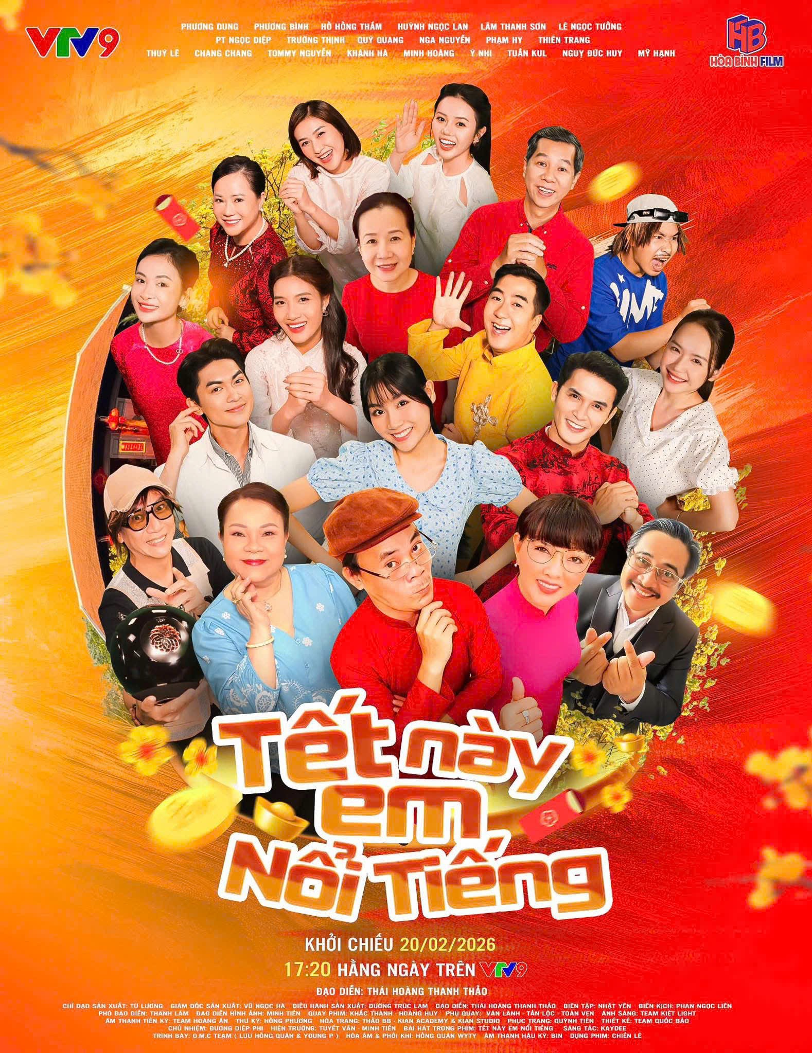 Á hậu Ý Nhi xuất hiện trong phim Tết phát sóng trên VTV9